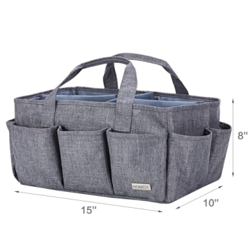 HOMEST Craft Organizer Tote Bag for Easy Craft Storage