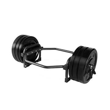 CAP Barbell Olympic Trap Bar, Hex Bar, Shrug Bar, Deadlift Bar, Black, 50 inches