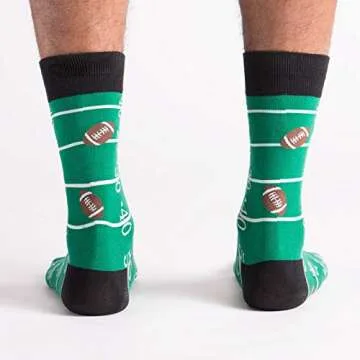 Sock It To Me Men's Stylish Football Crew Socks