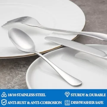 Durable 16 Pcs Silverware Set for All Occasions
