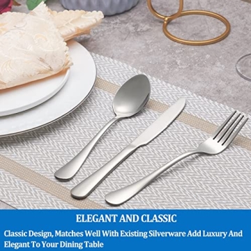 Durable 16 Pcs Silverware Set for All Occasions