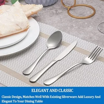 Durable 16 Pcs Silverware Set for All Occasions