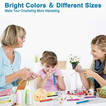 Vodiye 23 PCS Ergonomic Crochet Hooks Set for Comfort