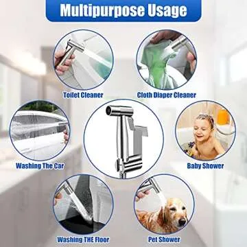 ORANGEHOME Stainless Steel Handheld Bidet Sprayer Set