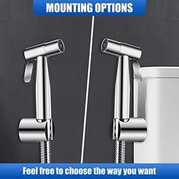 ORANGEHOME Stainless Steel Handheld Bidet Sprayer Set