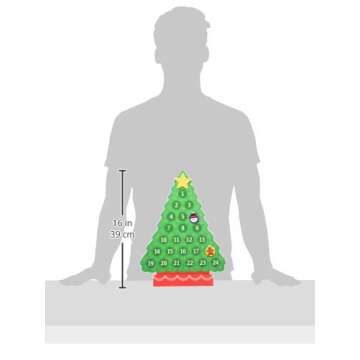 Enchanting Countdown to Christmas Wooden Advent Calendar