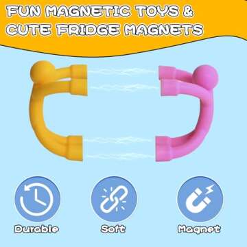 Magnetic Travel Toys for Toddler 5PCS, Easter Basket Stuffers Gift for Toddler Kid, Airplane Travel ...