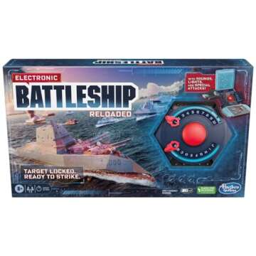 Electronic Battleship Reloaded Game with Sounds and Lights