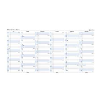 Filofax 2019 A5 Full Year Vertical Planner Refill