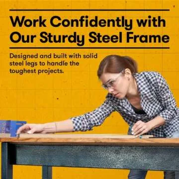 Versatile Fedmax Work Bench - Adjustable Rolling Workspace