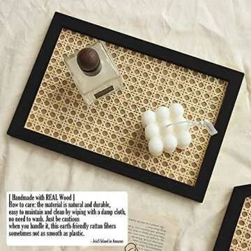 Rectangle Premium Rattan Hometray - Eco-Friendly Luxury Tray