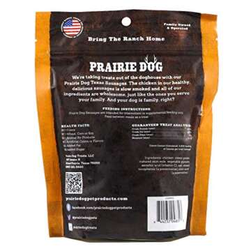 Prairie Dog Country Chicken & Sweet Potato Sausages 16Oz - Wholesome Pet Treats