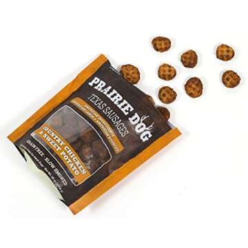 Prairie Dog Chicken & Sweet Potato Sausages 16Oz - Healthy Dog Treats