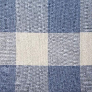 DII Buffalo Check Collection, Classic Farmhouse Tablecloth, Tablecloth, 60x104, Stonewash Blue