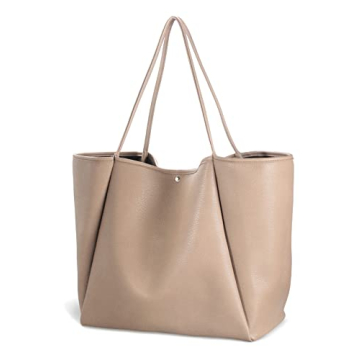 Stylish HOXIS PU Leather Tote Bag for Everyday Use