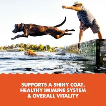Grizzly Wild Alaskan Salmon Oil Dog Food Supplement Omega 3 Fatty Acids, 32 oz