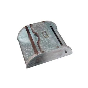 Industrial Nameplate Bathroom Caddy-Galvanized Metal (One Pack) (One Pack)