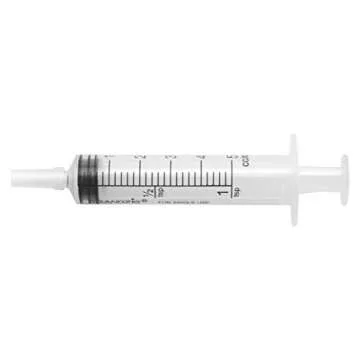 5ml Oral Syringe with Cap | Medicine Dispenser 100 Pack