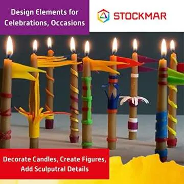 Stockmar Beeswax Modeling Wax Sheets for Candle Crafts