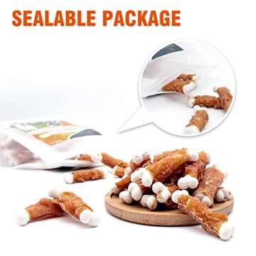 Healthy Chicken Wrapped Dog Chews for Small Breeds