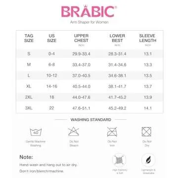 BRABIC Upper Arm Shaper Post Surgical Slimmer Compression Sleeves Posture Corrector Tops Shapewear for Women (Black, XL)