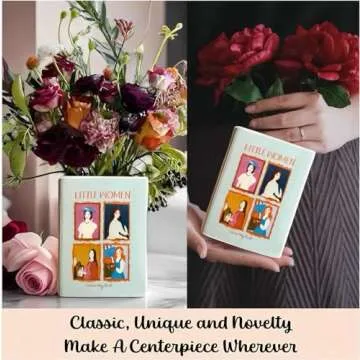 Unique MILILOVE Book Vases for Flower Decor - Perfect Gift