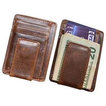 HOPSOOKEN RFID Front Pocket Wallet for Men
