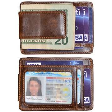 HOPSOOKEN RFID Front Pocket Wallet for Men