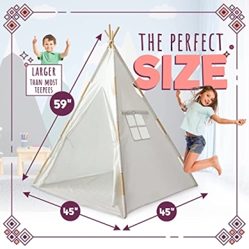 Orian Toys Kids Teepee Tent: Magical Indoor-Outdoor Playroom