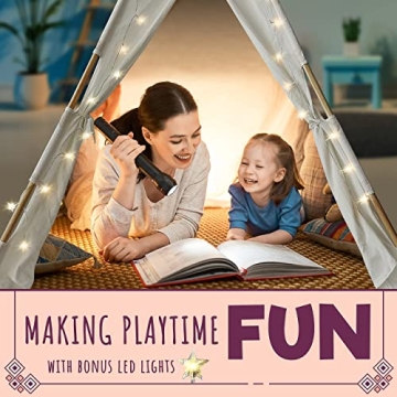 Orian Toys Kids Teepee Tent: Magical Indoor-Outdoor Playroom