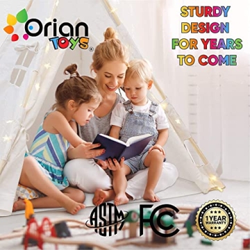 Orian Toys Kids Teepee Tent: Magical Indoor-Outdoor Playroom