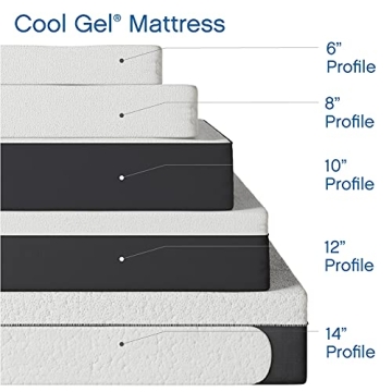 Cool Gel Memory Foam 8-Inch Mattress for All Sleepers
