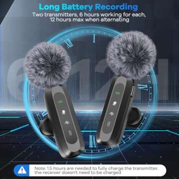 Quality Wireless Lavalier Microphone for iPhone Users