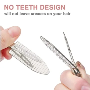 Glamorous Rhinestone No Bend Hair Clips for Women