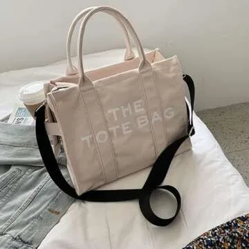 Stylish LMKIDS Tote Bag for Women - Versatile Canvas Design