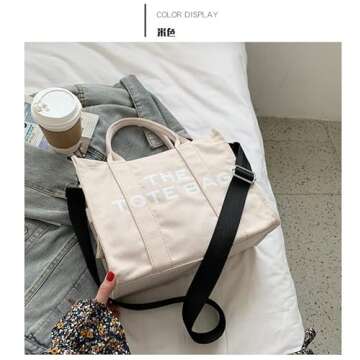 Stylish LMKIDS Tote Bag for Women - Versatile Canvas Design