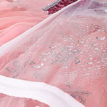 Univivi Clear PVC Dance Costume Bags Garment Bag 40 Inch for Dance Competitions, with 4 Medium Clear Zipper Pockets and 1 Large Back Zippered Pocket (Clear)