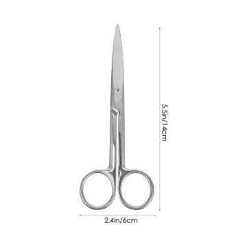 UEETEK Stainless Steel Surgical Scissors - Precision Cutting