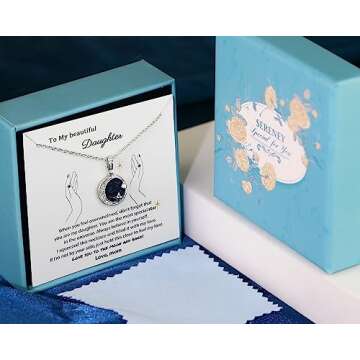 Sereney Daughter Gifts from Mom Necklace - A Heartfelt Token of Love