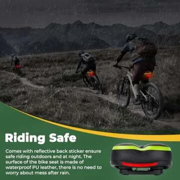 TONBUX Comfortable Bike Seat for Comfort During Rides