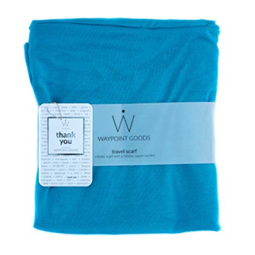 Infinity Travel Scarf with Hidden Pocket for Women