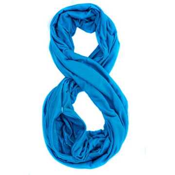 Infinity Travel Scarf with Hidden Pocket for Women