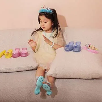Meland Princess Dress Up Shoes for Creative Kids Play