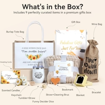 Coosazii Retirement Gift Set for Women 2024