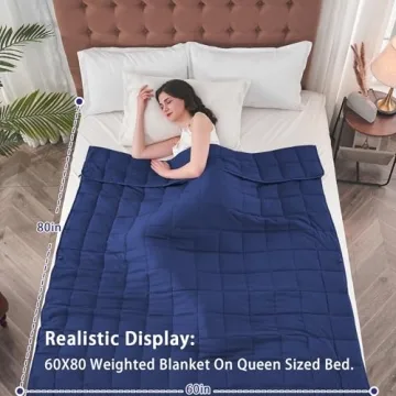 Yescool Weighted Blanket for Adults 20 lbs for Better Sleep