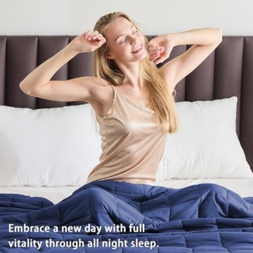 Yescool Weighted Blanket for Adults 20 lbs for Better Sleep