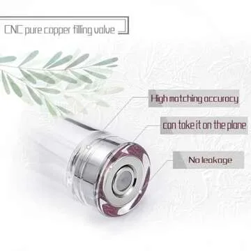 Perfume Atomizer Bottle Portable Mini Refillable Atomizer Travel Size Spray Bottles Accessories 5ml/0.2oz MEDUSA F902A set of 2