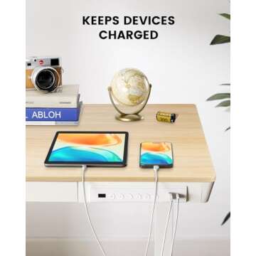 ErGear 48" Electric Standing Desk with USB Charging