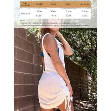 Eddoyee Sexy Crochet Beach Cover Up for Women Long Sleeve Bikini Swimsuit Cover Up Mesh Beachwear Tunic Top