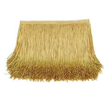 10 Yards Sewing Fringe Trim - Premium Polyester Tassel Fabric for Crafts and Decor